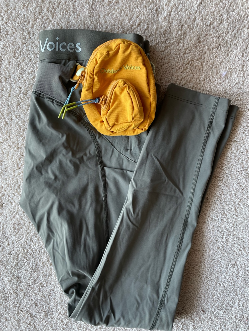 OUTDOOR VOICES POUCH LEGGINGS